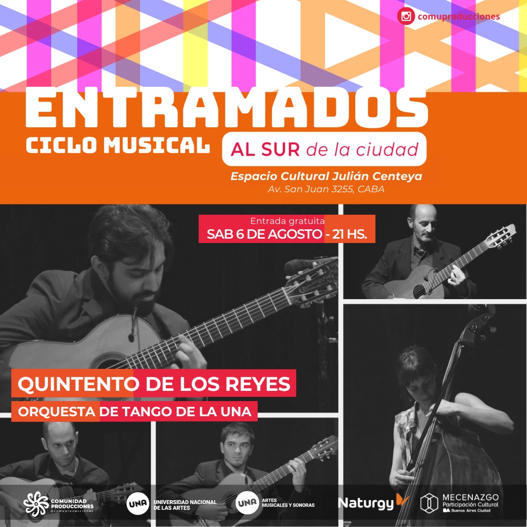 Quinteto De los Reyes Centro Cultural Julian Centeya - Afiche promocional